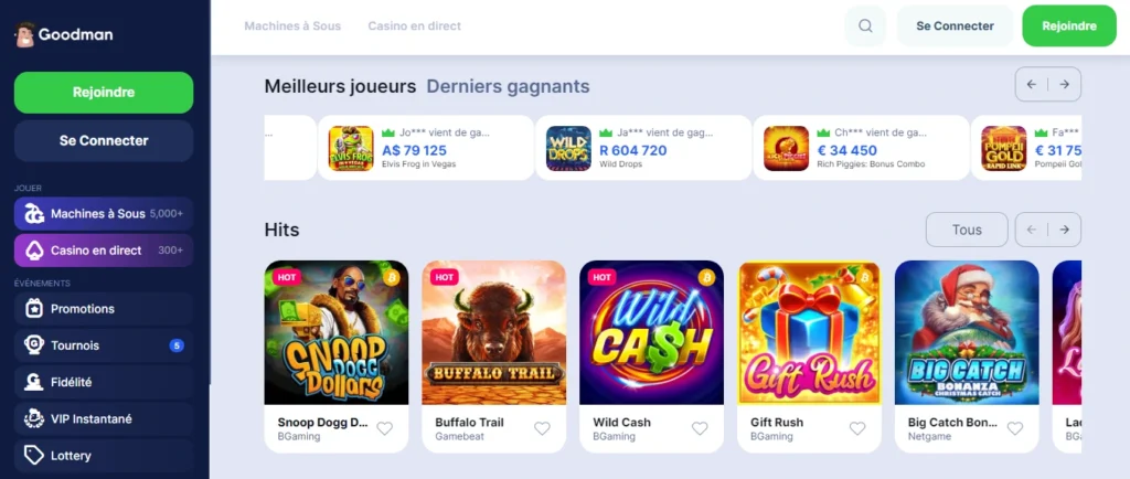 goodman online crypto casino