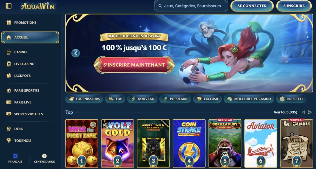 aquawin casino
