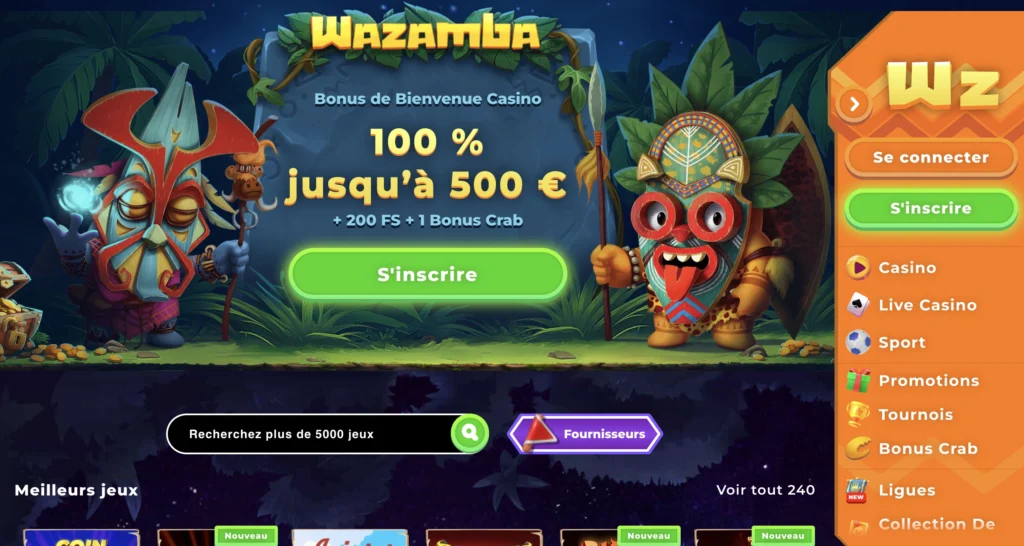 wazamba casino