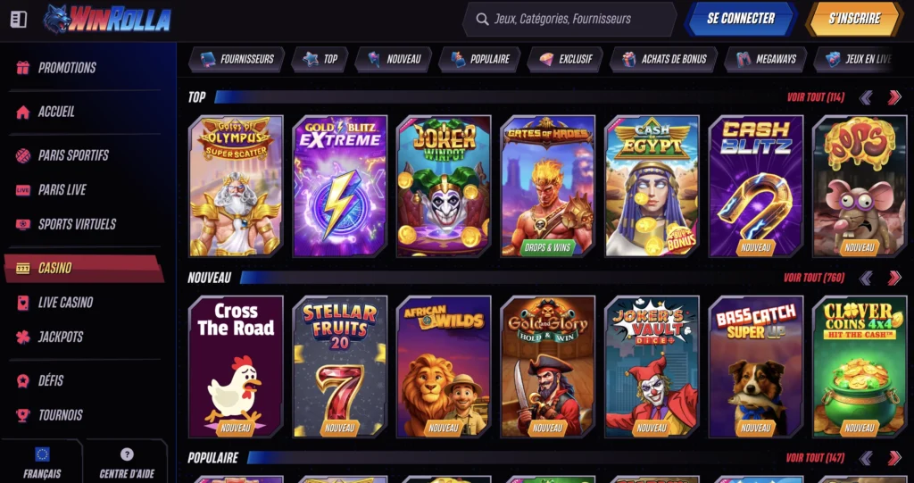 winrolla casino jeux winrolla casino jeux
