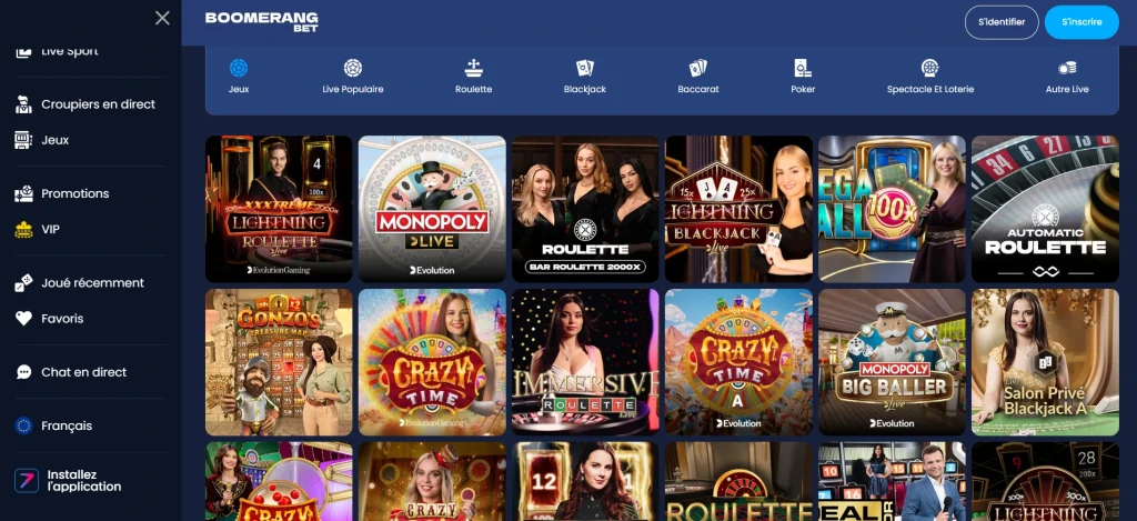 casino en direct